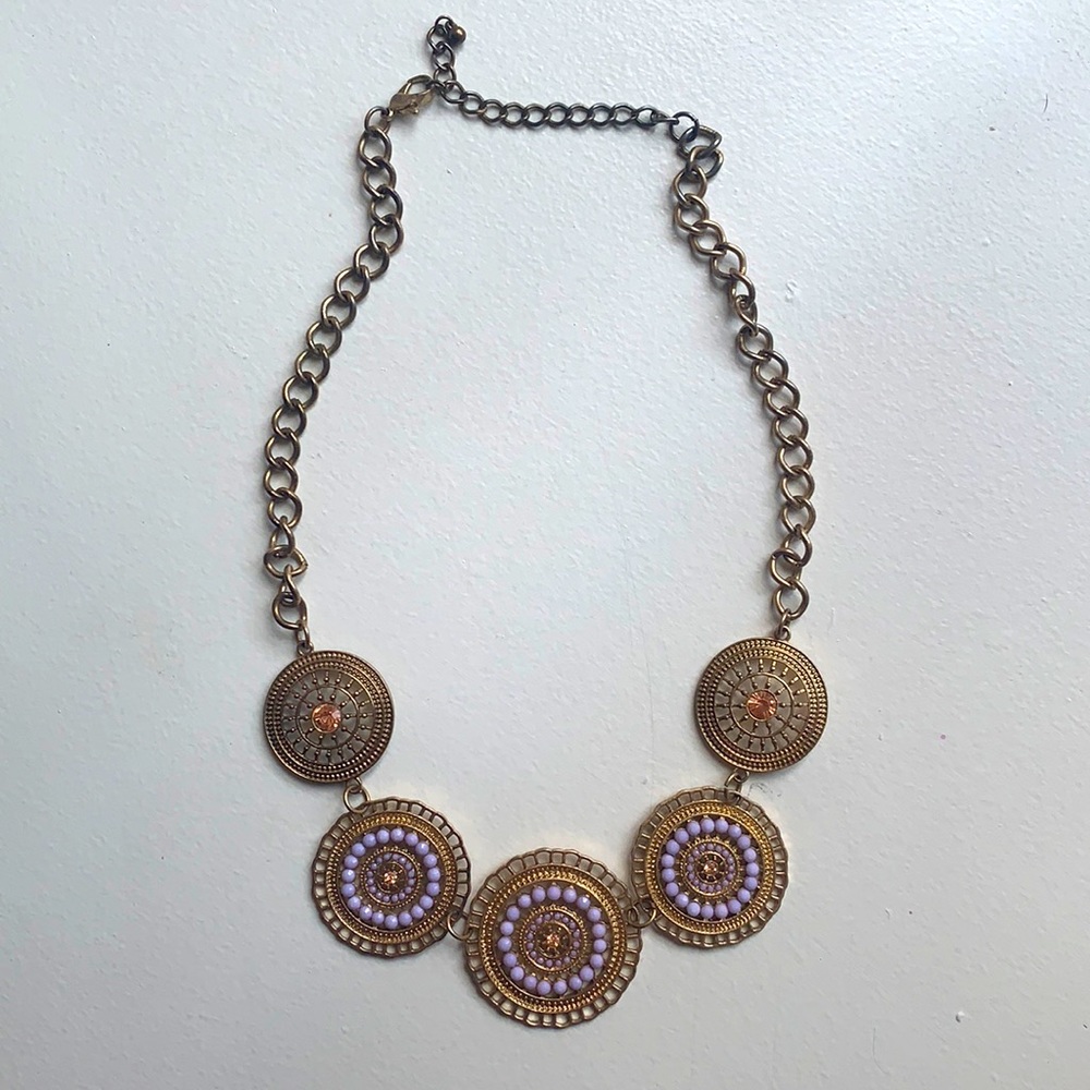 Boho statement necklace